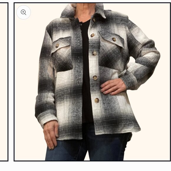 Umgee "You Had Me At Plaid” Jacket - Picture 1 of 6